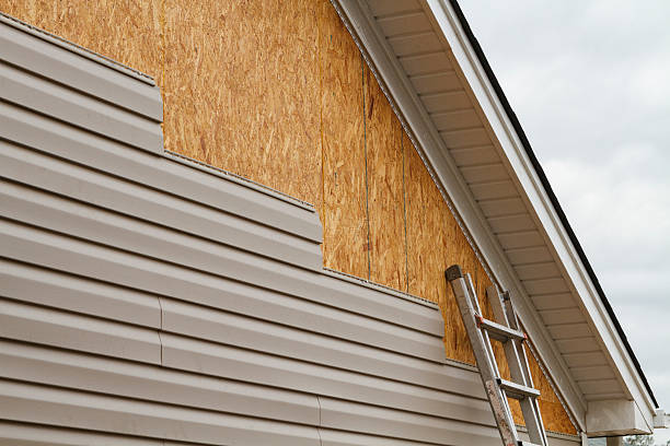 Professional Siding Repair technician working in Hastings, PA